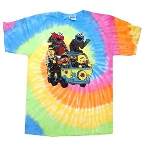 Sesame characters driving a car funny  for kids